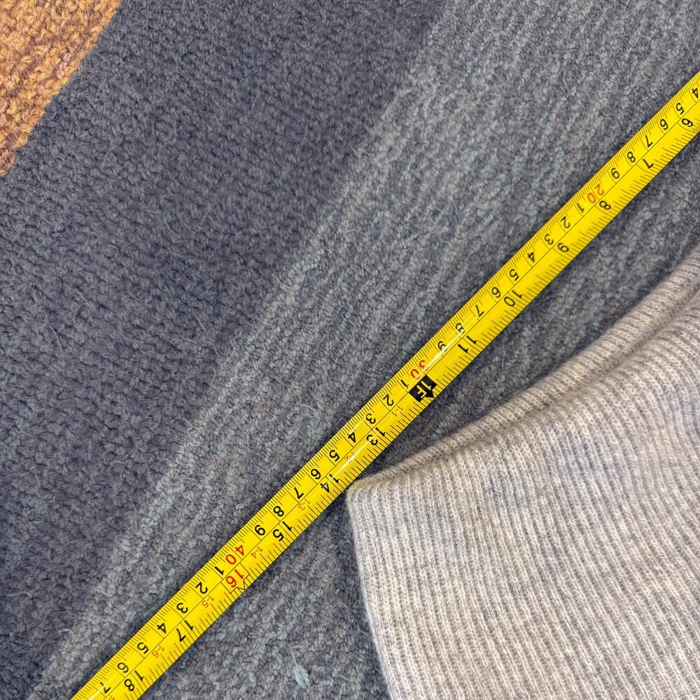 Lark & Ro 100% Cashmere Off Shoulder Ribbed Sweater Gray Size Large - Picture 13 of 15